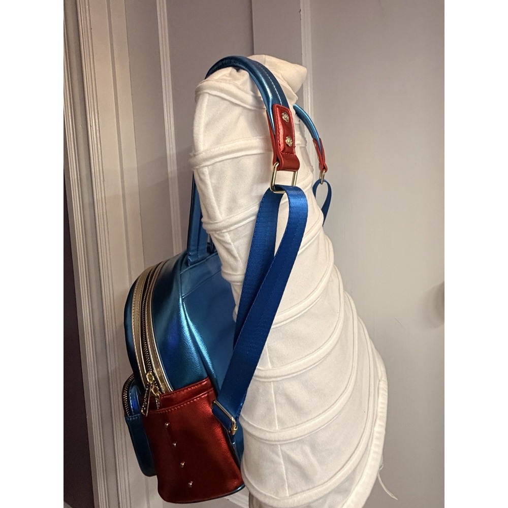 Loungefly Disney Marvel Captain Marvel Mini Backpack - Picture 3 of 5